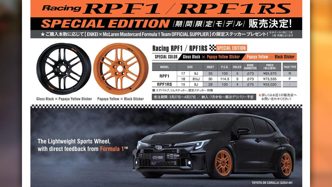 McLaren Meets JDM: Enkei Drops Stunning Papaya Orange RPF1s