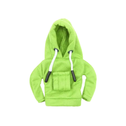 Green gear stick hoodie cover with streetwear style – Motorev car interior accessory