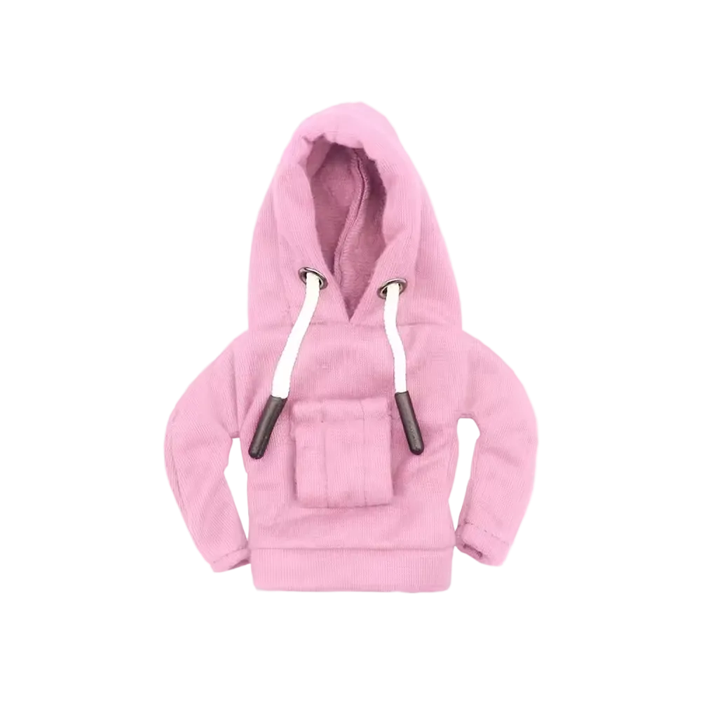 Pink gear stick hoodie cover with soft streetwear style – Motorev car interior accessory