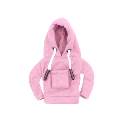 Pink gear stick hoodie cover with soft streetwear style – Motorev car interior accessory