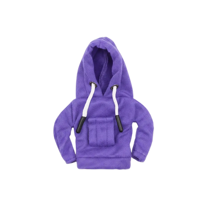 Purple gear stick hoodie cover with bold streetwear style – Motorev car interior accessory