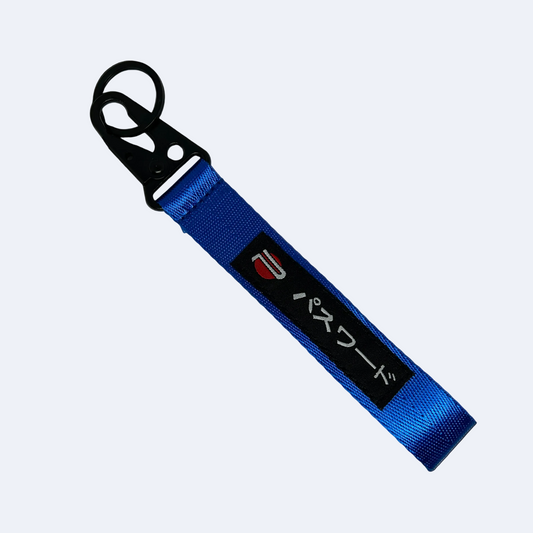 Black Password key tag with JDM design – Motorev car keychain accessory