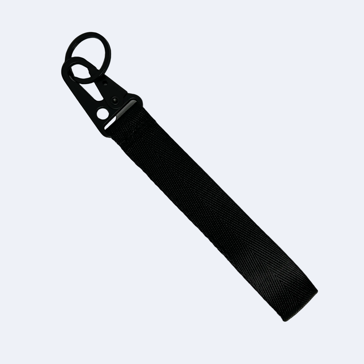 Motorev Subaru STI embroidered car key tag, a wrist strap keyring featuring the iconic STI logo stitched in detail, built for Subaru and JDM enthusiasts UK