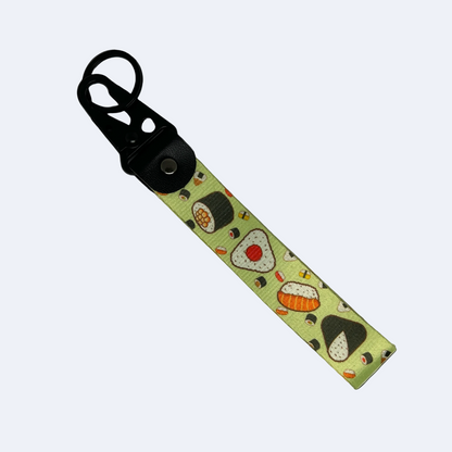 Sushi art key tag with Japanese food design – Motorev JDM car keychain accessory