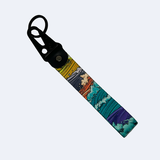 The Great Wave off Kanagawa JDM Key Tag