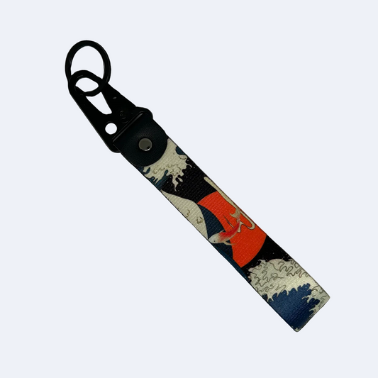 Ukiyo-e Floating Koi JDM Key Tag
