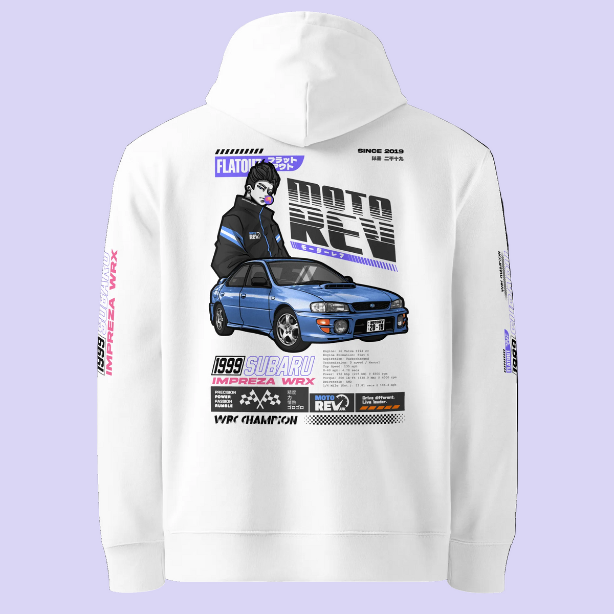 HAZUKI 26: 1999 Subaru WRX Hoodie